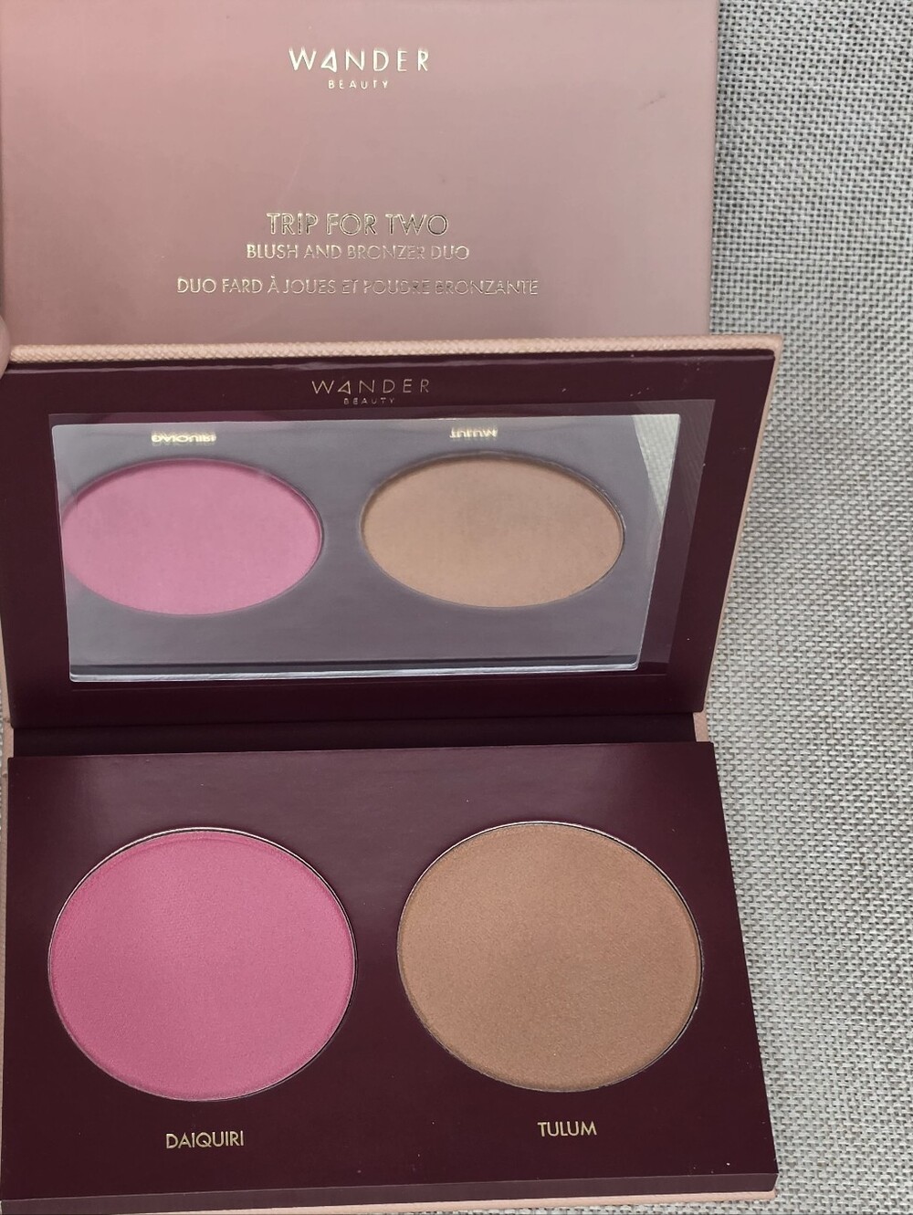 Wander Beauty Blush & Bronze Duo — Pink (Daiquiri) & Bronze (Tulum) New